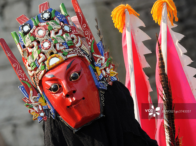 贵州省傩戏神韵图片素材