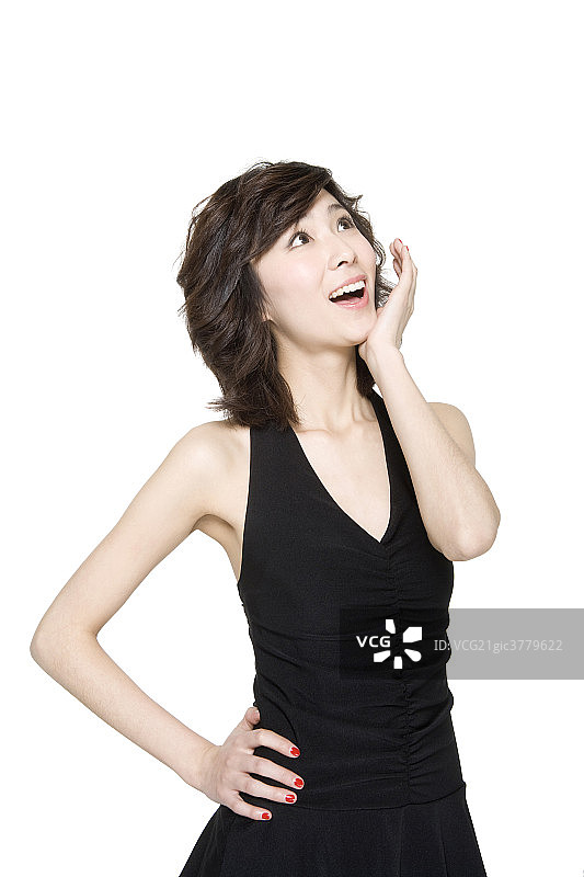 时尚的年轻女性图片素材