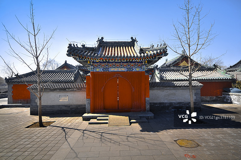 北京什刹海建筑图片素材