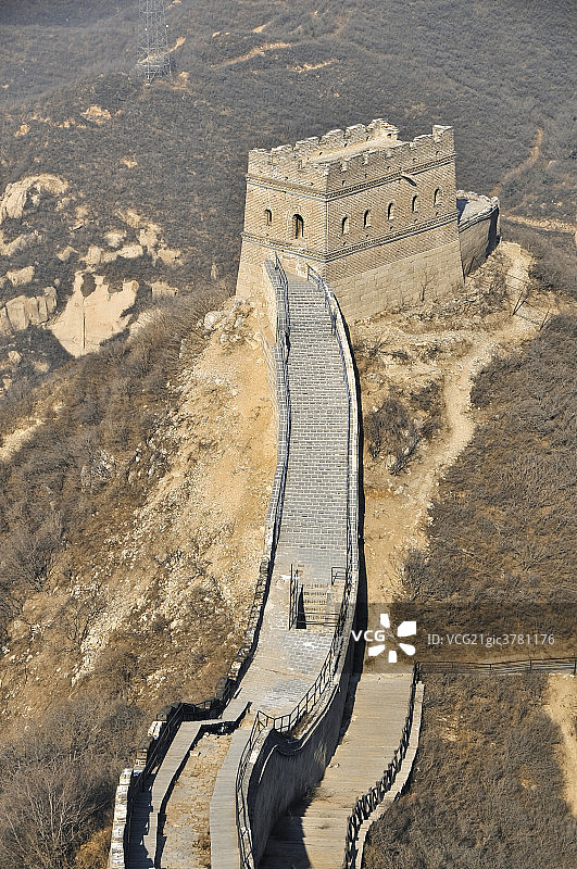 八达岭残长城景区图片素材