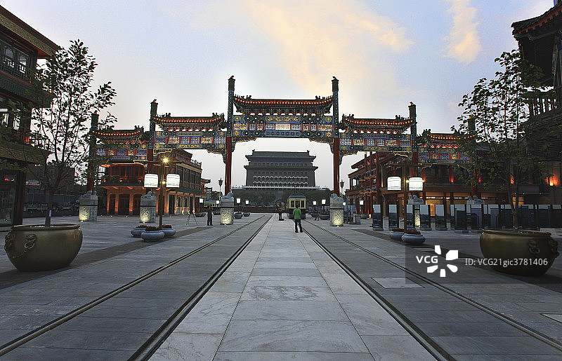 前门风景图片素材