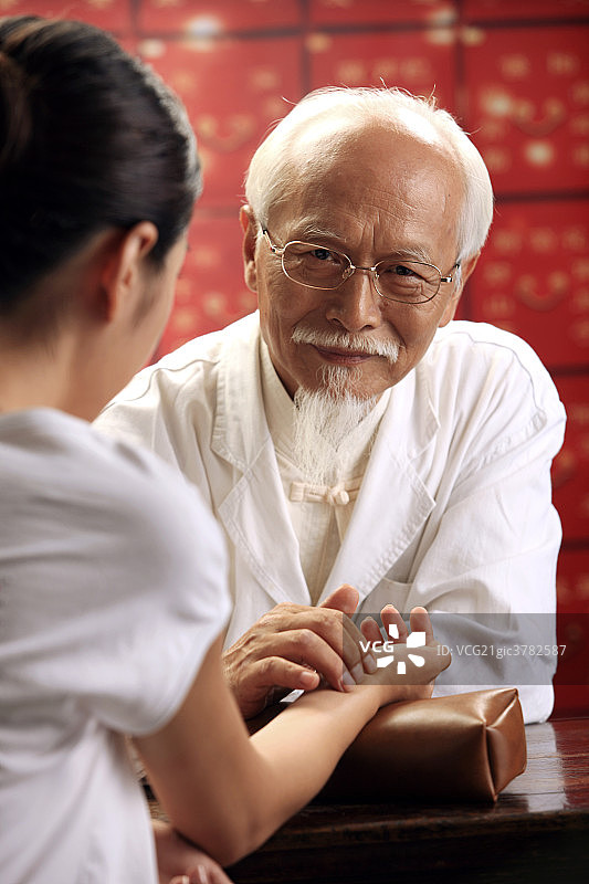 中医脉诊图片素材