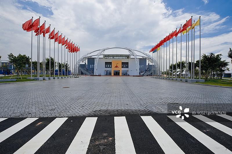 广州亚运会,亚运沙滩排球场图片素材