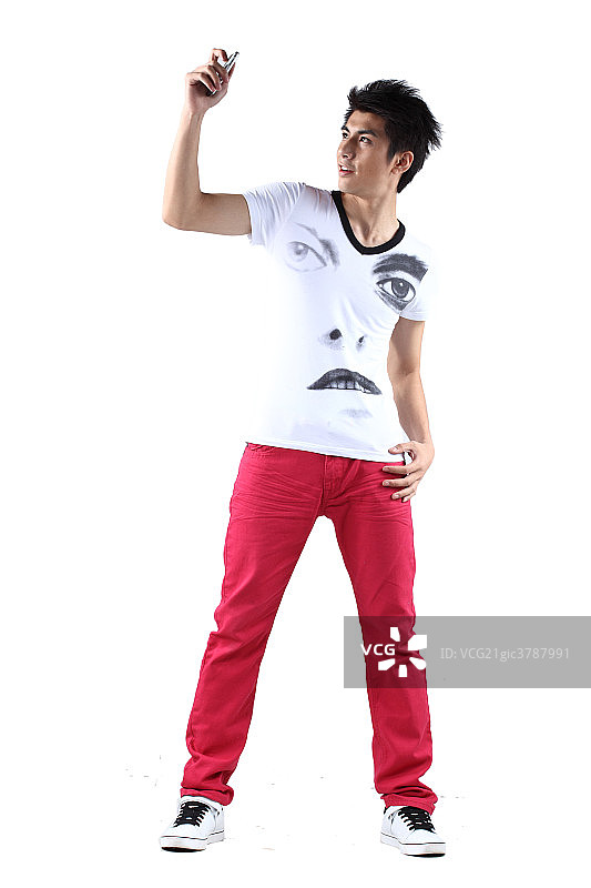 一个年轻的亚洲男人图片素材