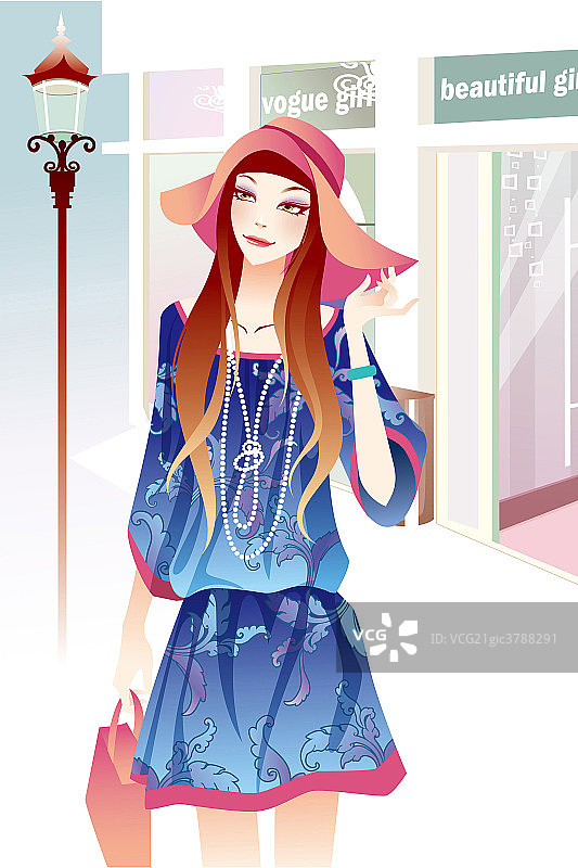 现代时尚女性图片素材