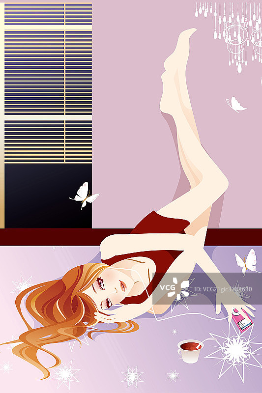 现代时尚女性图片素材