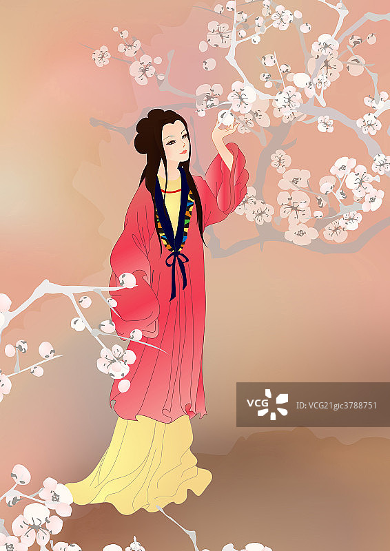 古代仕女图片素材