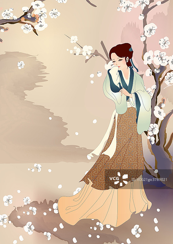 古代仕女图片素材