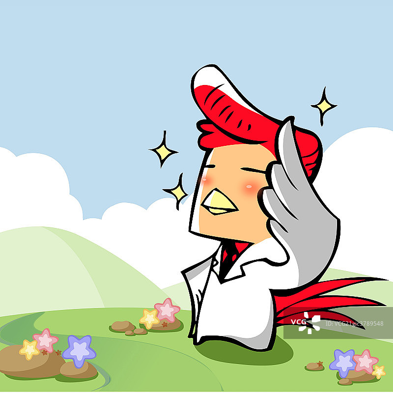 趣味生肖-鸡图片素材