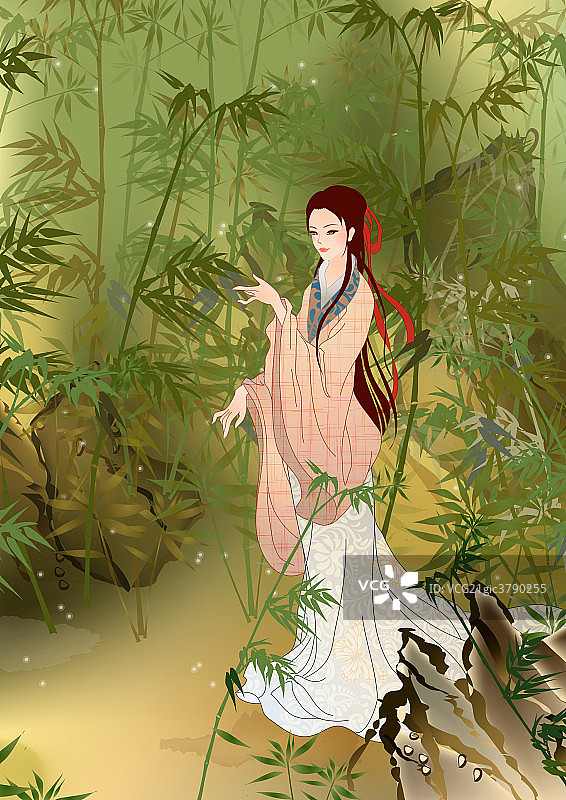 古代仕女图片素材