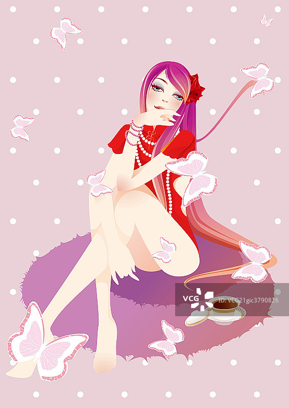 现代时尚女性图片素材