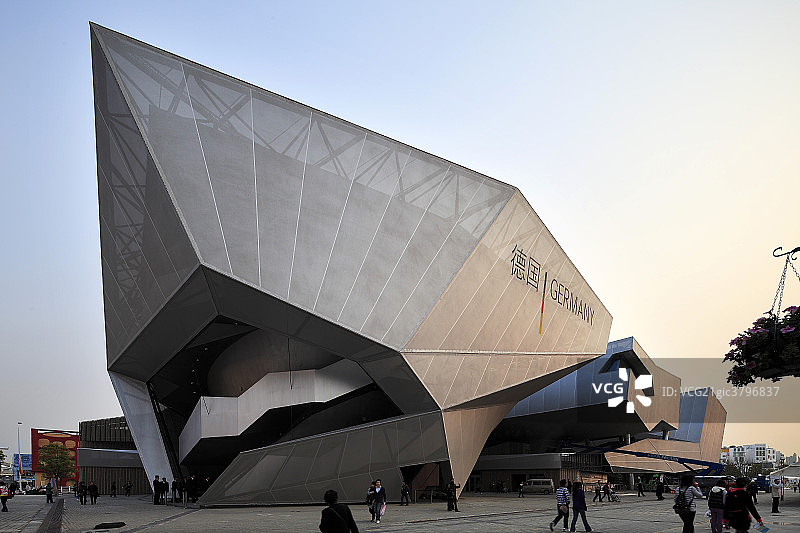 上海世博会建筑德国馆图片素材