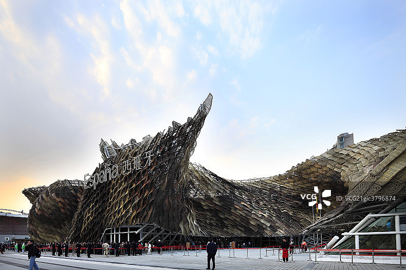 上海世博会建筑西班牙馆图片素材