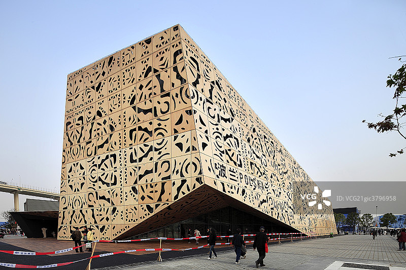 上海世博会建筑波兰馆图片素材