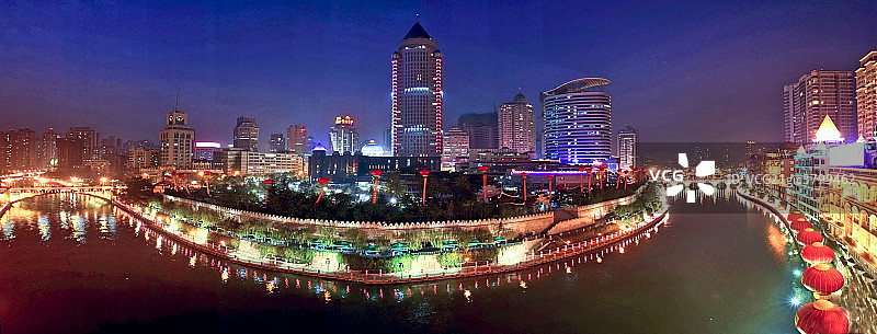 城市夜景图片素材