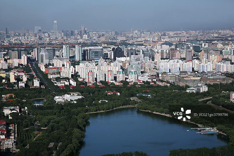 北京西海汇通祠德胜门图片素材