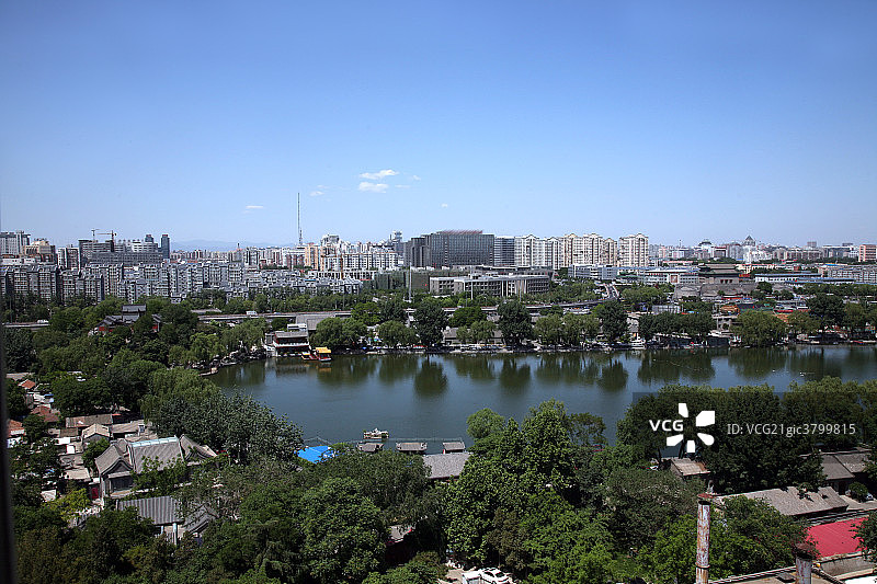 北京西海汇通祠德胜门图片素材