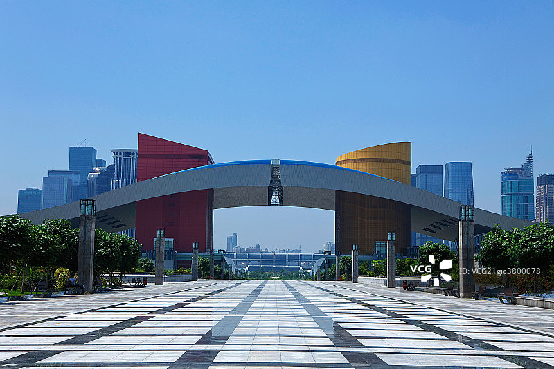 深圳市民中心及中心区图片素材
