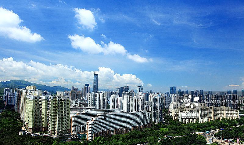 深圳福田区风光图片素材