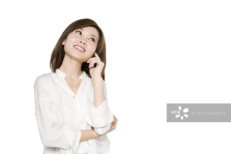 年轻女性肖像图片素材