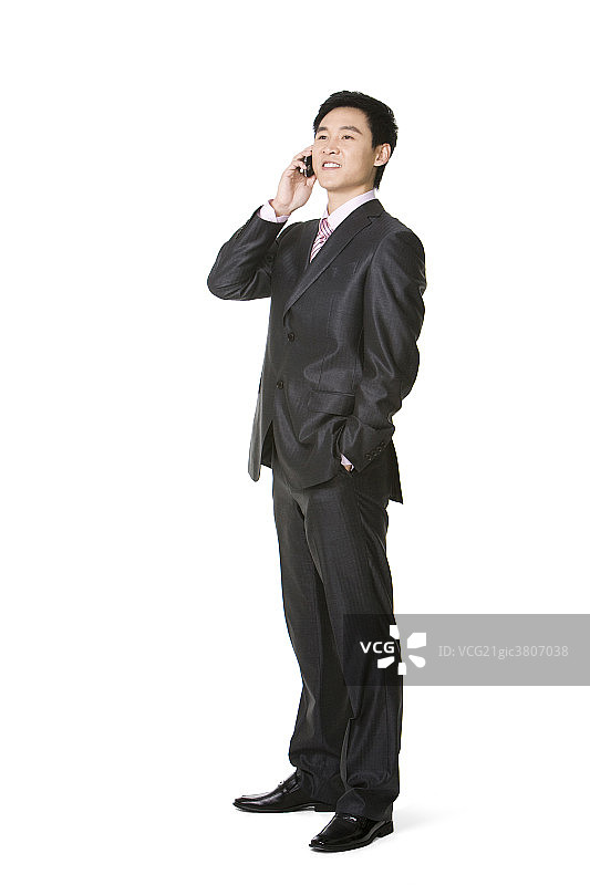 商务男士用手机图片素材