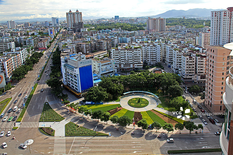 广东省江门市城市风光图片素材