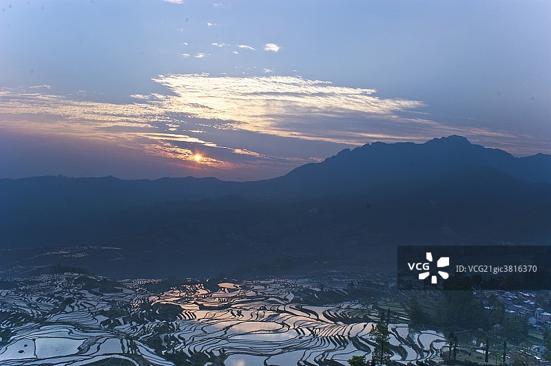 元阳梯田风光图片素材