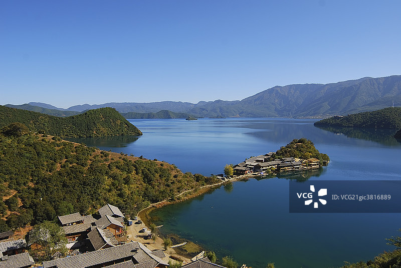 泸沽湖图片素材