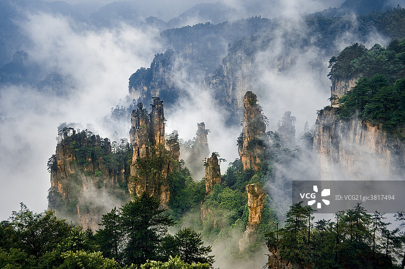 张家界风光图片素材