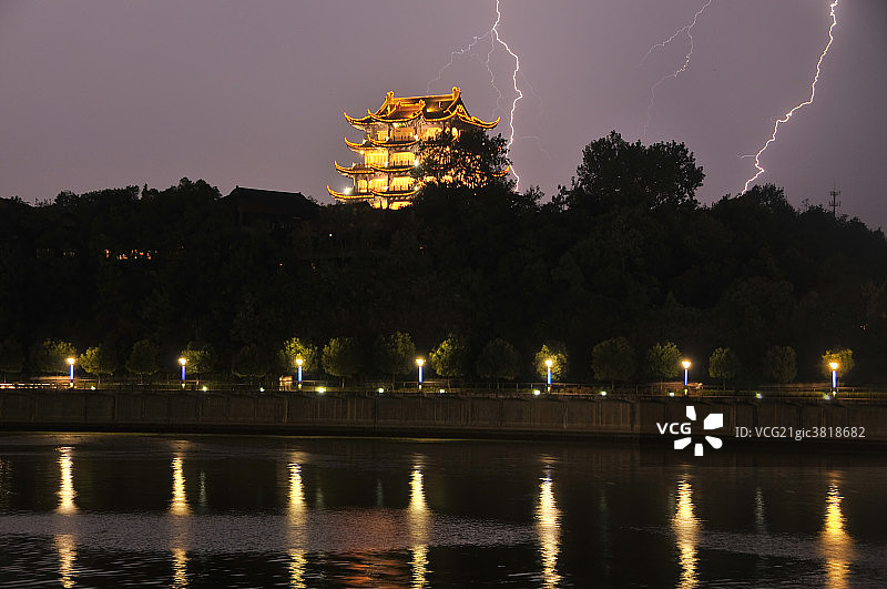 城市风光浙江省江山市图片素材
