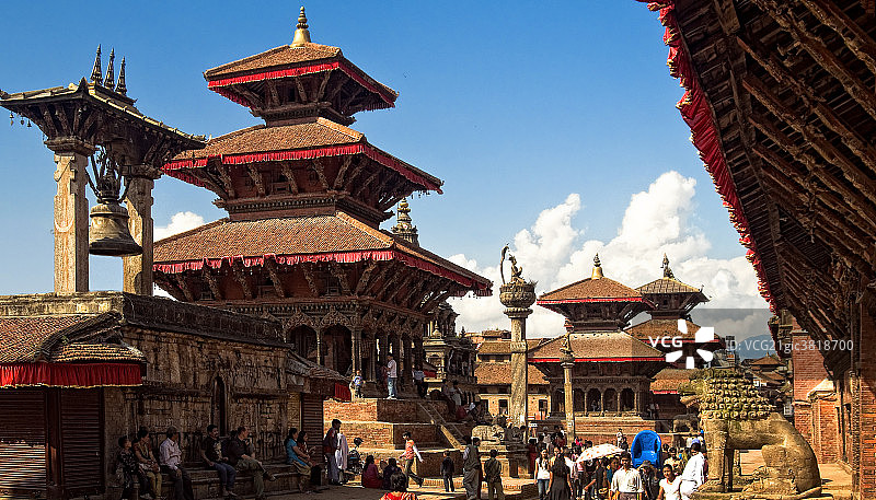 加德满都 帕坦 杜巴广场图片素材