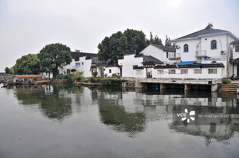 江苏昆山锦溪古镇图片素材