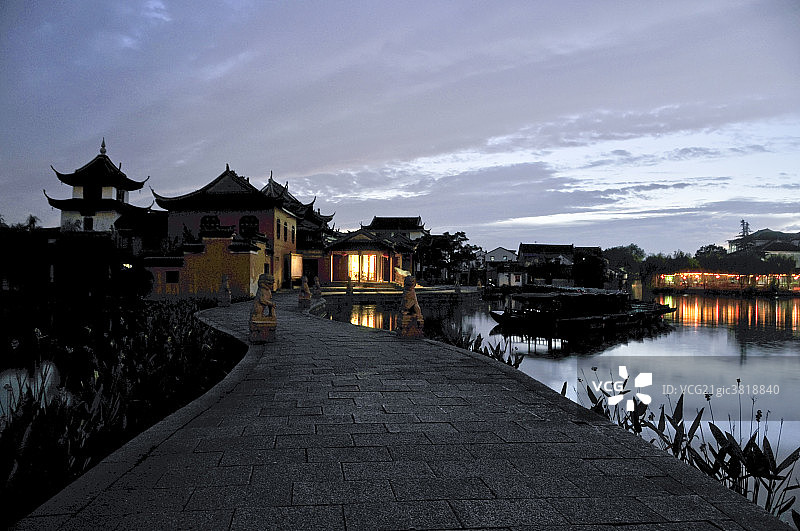 江苏昆山锦溪古镇图片素材