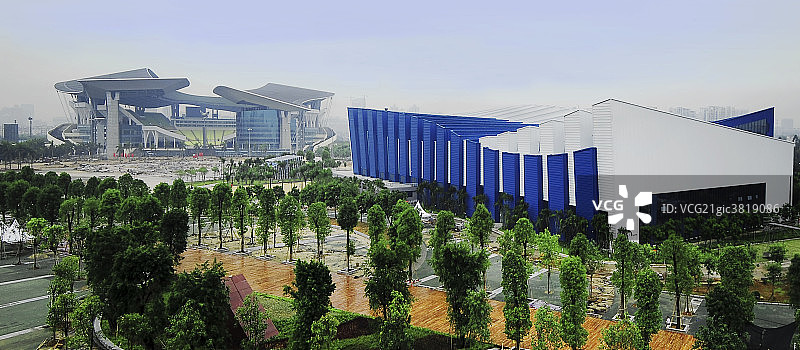 广东奥林匹克游泳跳水馆图片素材