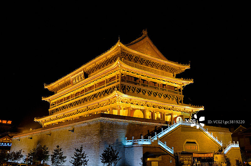 西安鼓楼图片素材