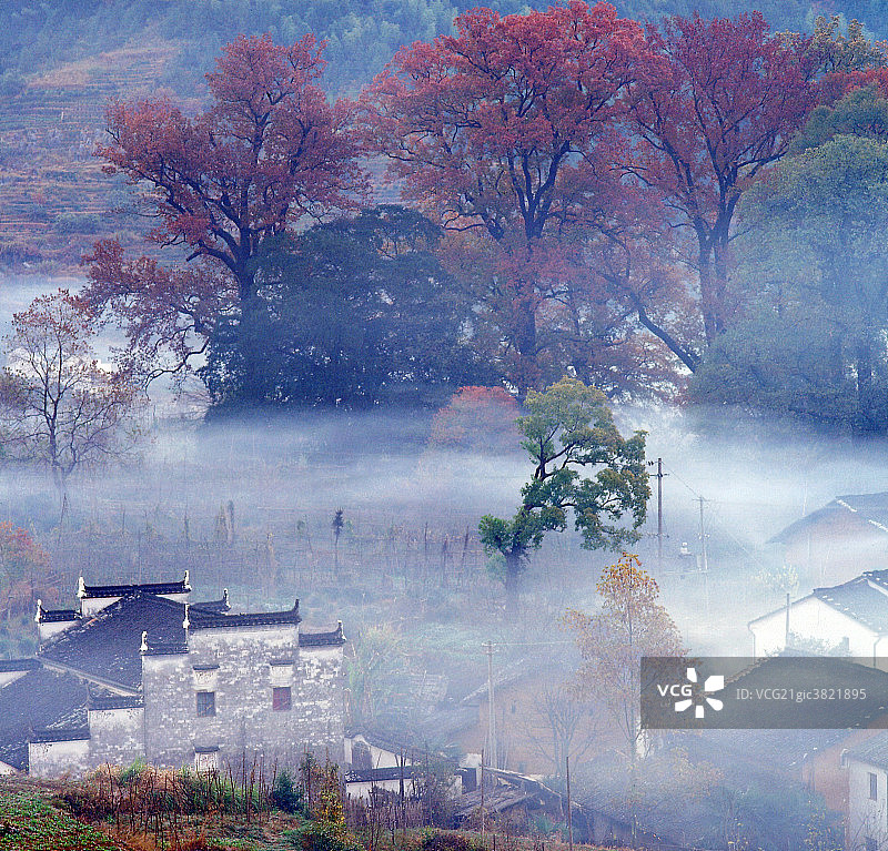 安徽宏村图片素材