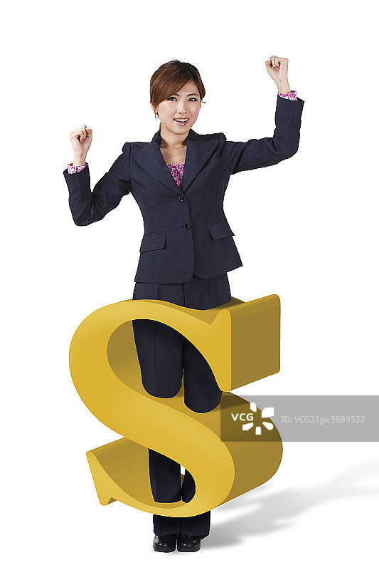 电脑合成的商务人士图片素材