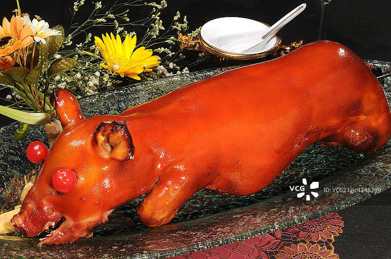 光皮乳猪图片素材