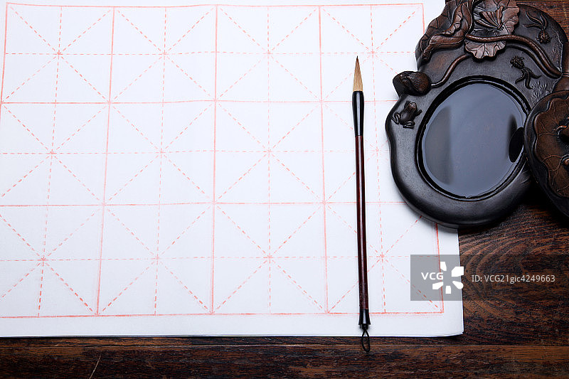 静物砚台图片素材