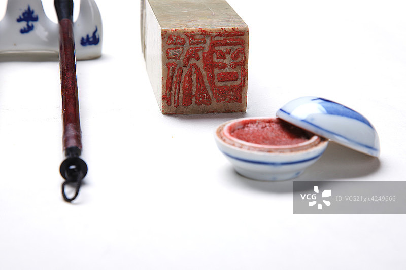 静物印章图片素材