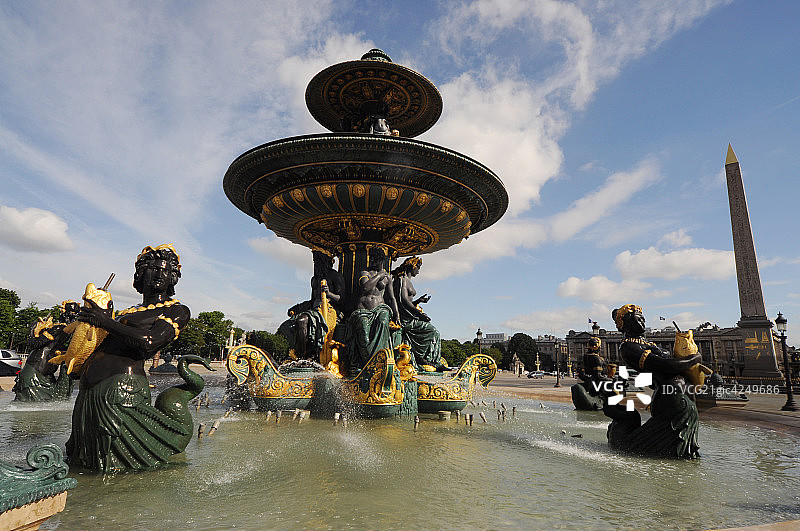 巴黎协和广场图片素材
