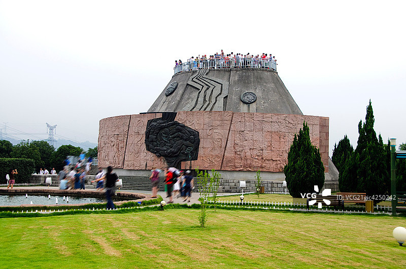 三峡大坝坛子岭观景台图片素材