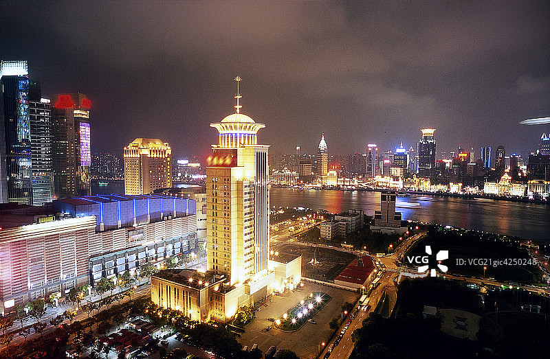 上海夜景图片素材