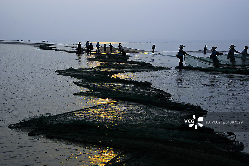 广西金滩图片素材