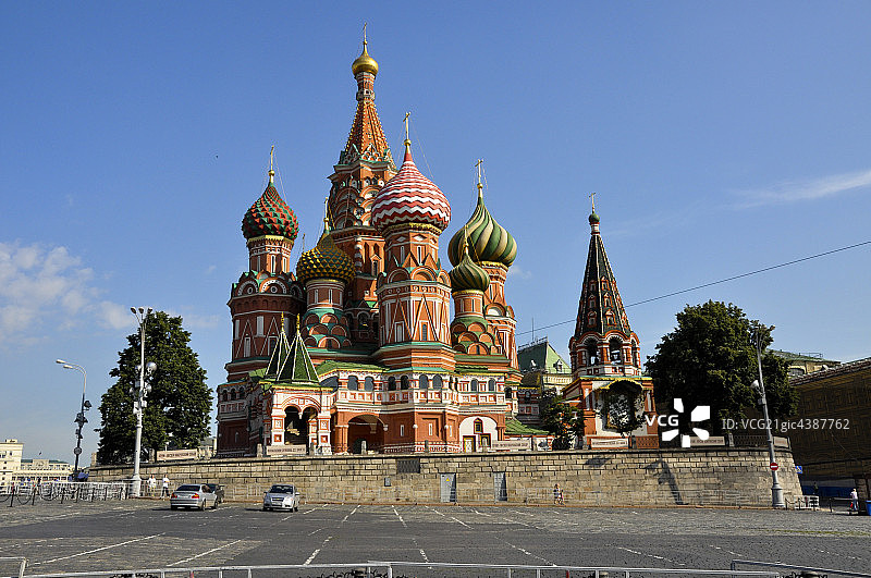 圣芭素大教堂,俄罗斯,莫斯科图片素材