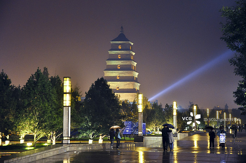 大雁塔,中国,西安图片素材