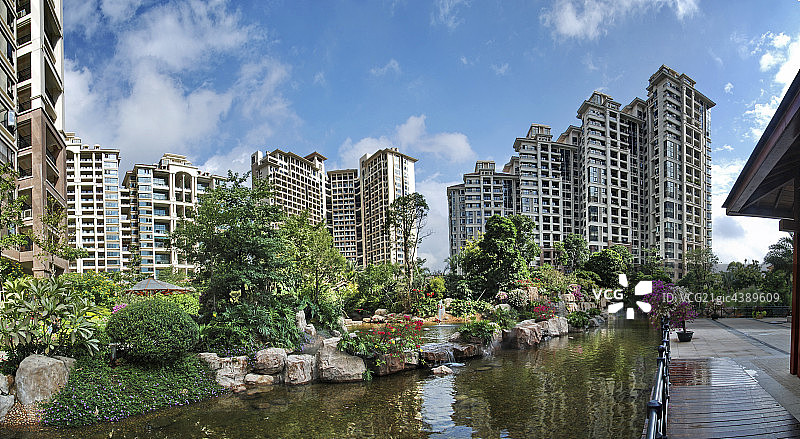 广州高尚住宅小区图片素材