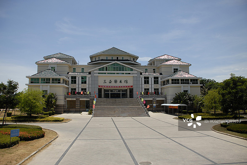 三亚图书馆图片素材