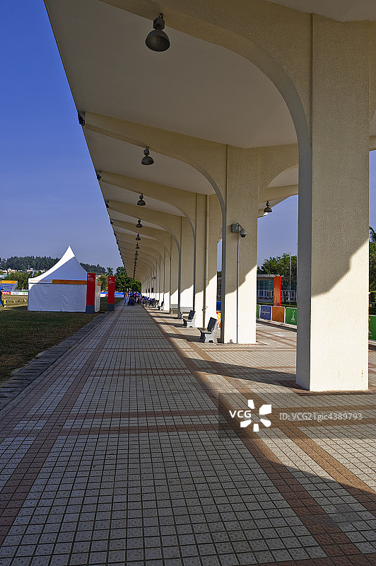 广东奥林匹克射箭场,中国,广州图片素材