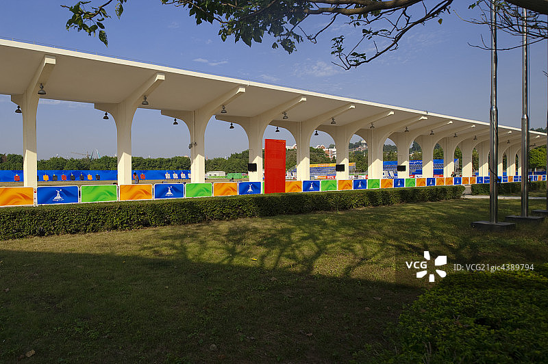 广东奥林匹克射箭场,中国,广州图片素材
